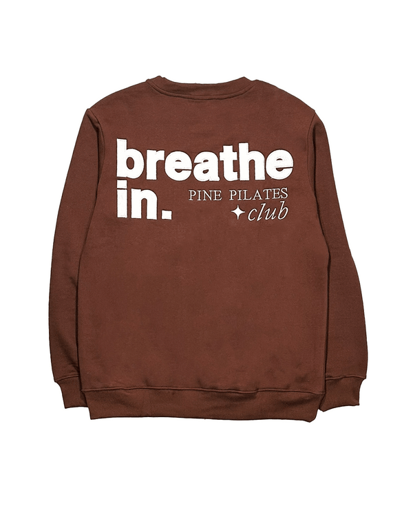 BREATHE IN SWEATSHIRT (BROWN)